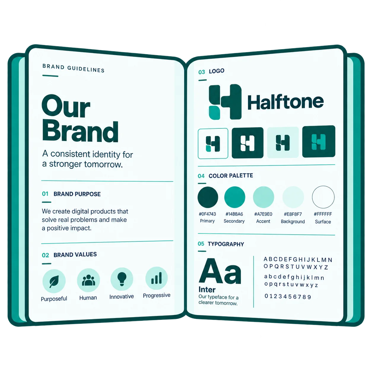 Documented brand identity system