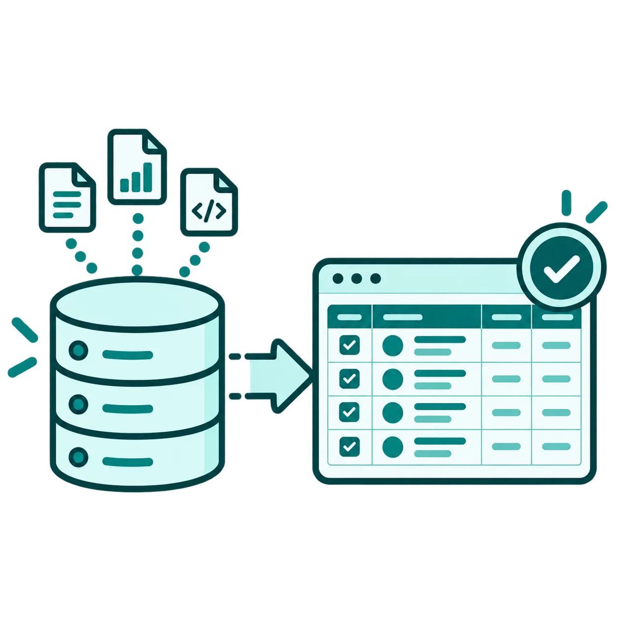 Migrated and validated business data