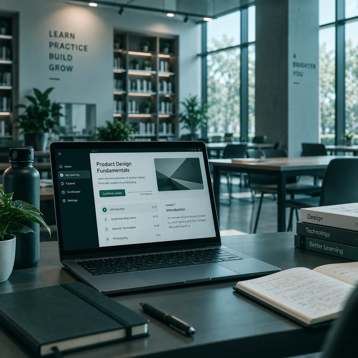 Education and EdTech workspace