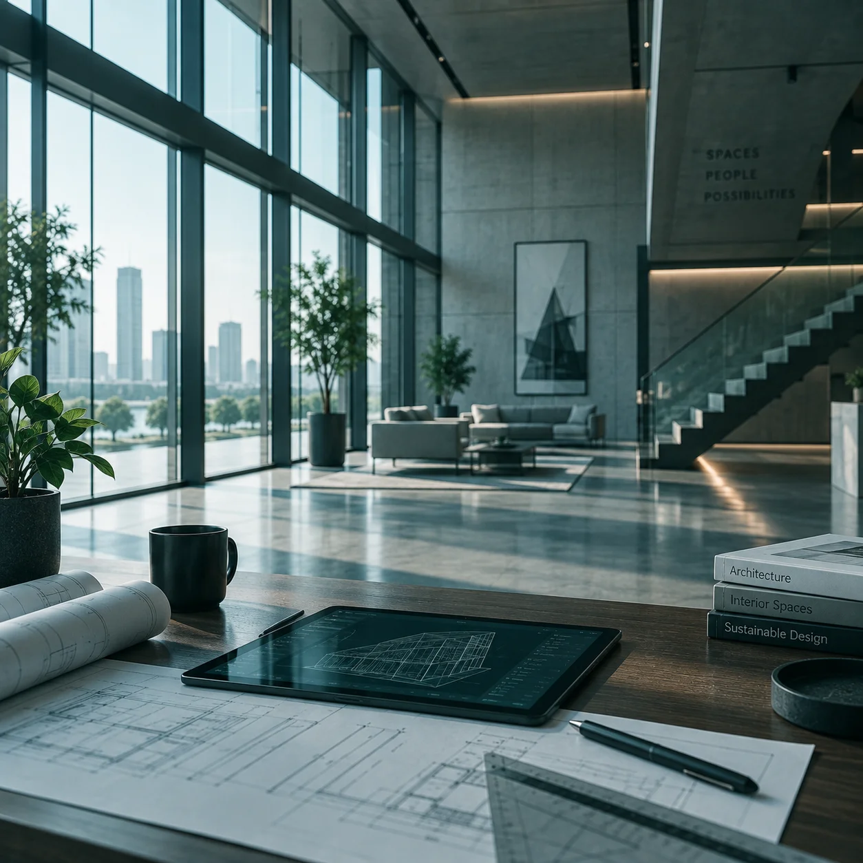 Real estate workspace