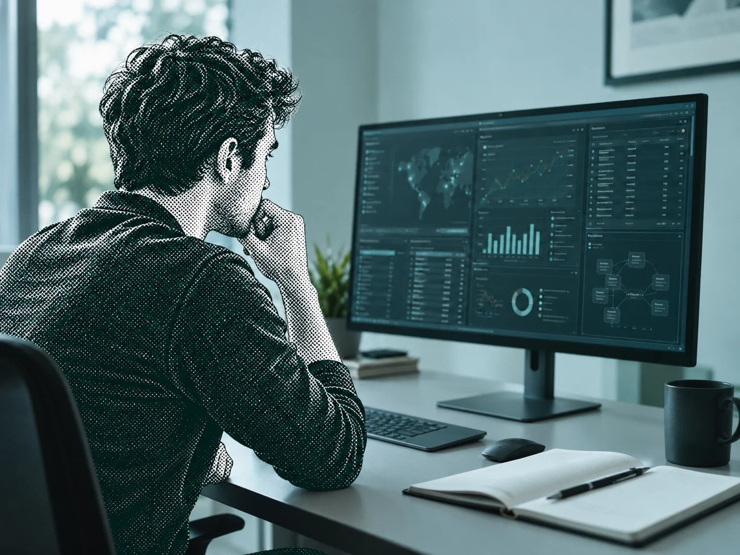 A workspace representing problem clarity